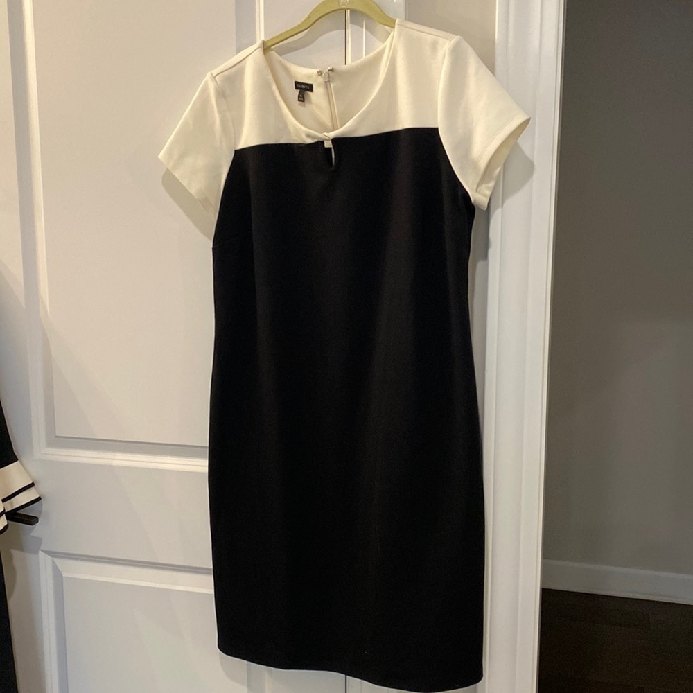 Black and cream Talbots dress size 14